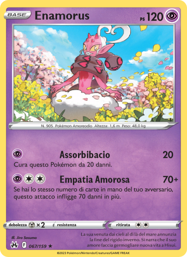 Enamorus 067/230 — Zenit Regale (Italian Pokémon TCG card)