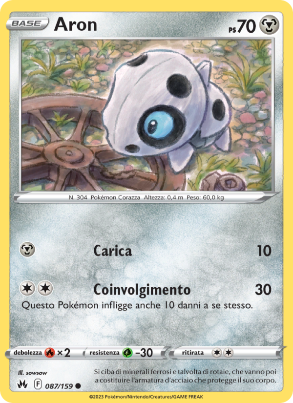 Aron 087/230 — Zenit Regale (Italian Pokémon TCG card)