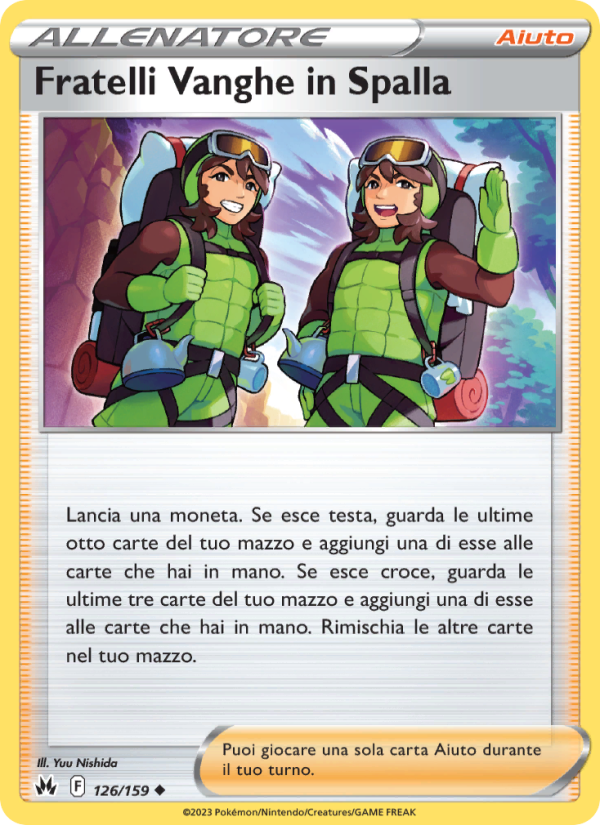 Fratelli Vanghe in Spalla 126/230 — Zenit Regale (Italian Pokémon TCG card)