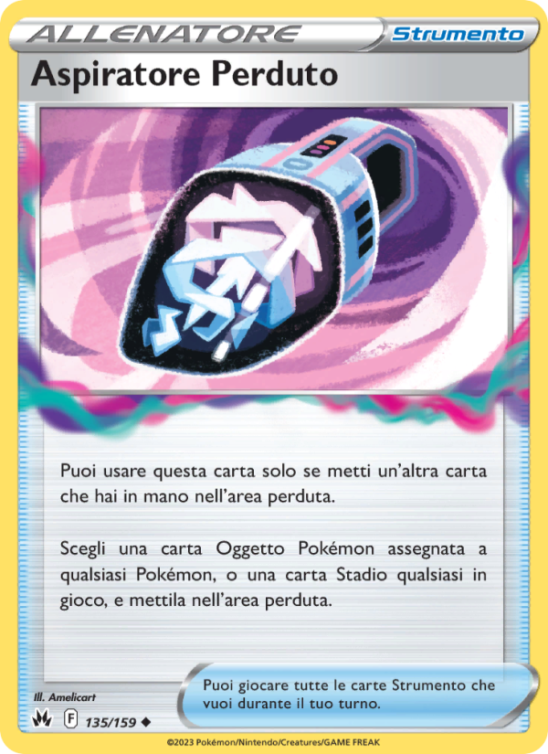 Aspiratore Perduto 135/230 — Zenit Regale (Italian Pokémon TCG card)