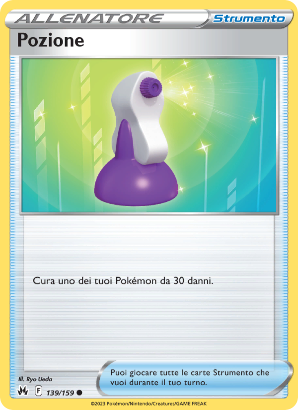Pozione 139/230 — Zenit Regale (Italian Pokémon TCG card)