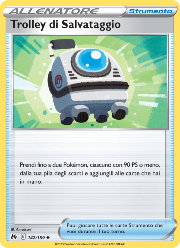 Trolley di Salvataggio 142/230 — Zenit Regale (Italian Pokémon TCG card)