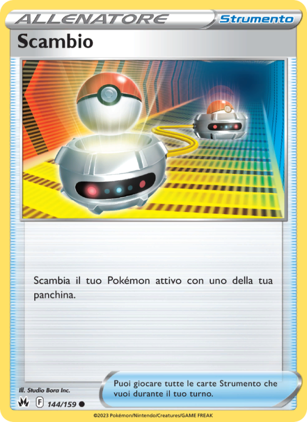 Scambio 144/230 — Zenit Regale (Italian Pokémon TCG card)