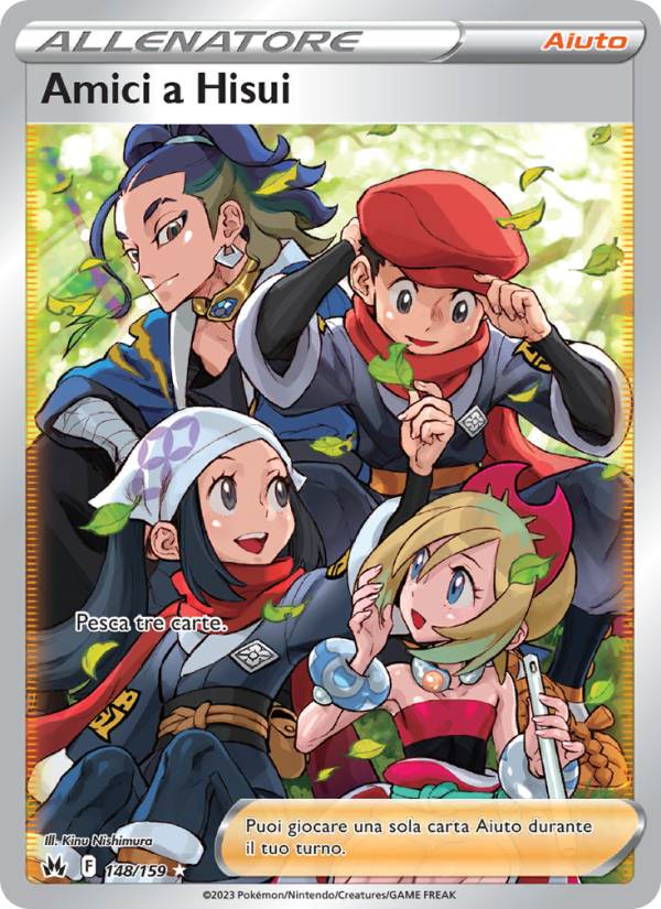 Amici a Hisui 148/230 — Zenit Regale (Italian Pokémon TCG card)