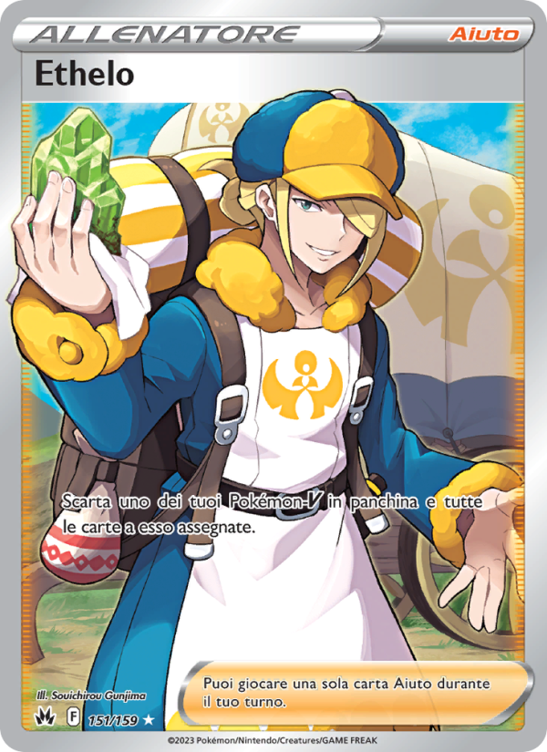 Ethelo 151/230 — Zenit Regale (Italian Pokémon TCG card)