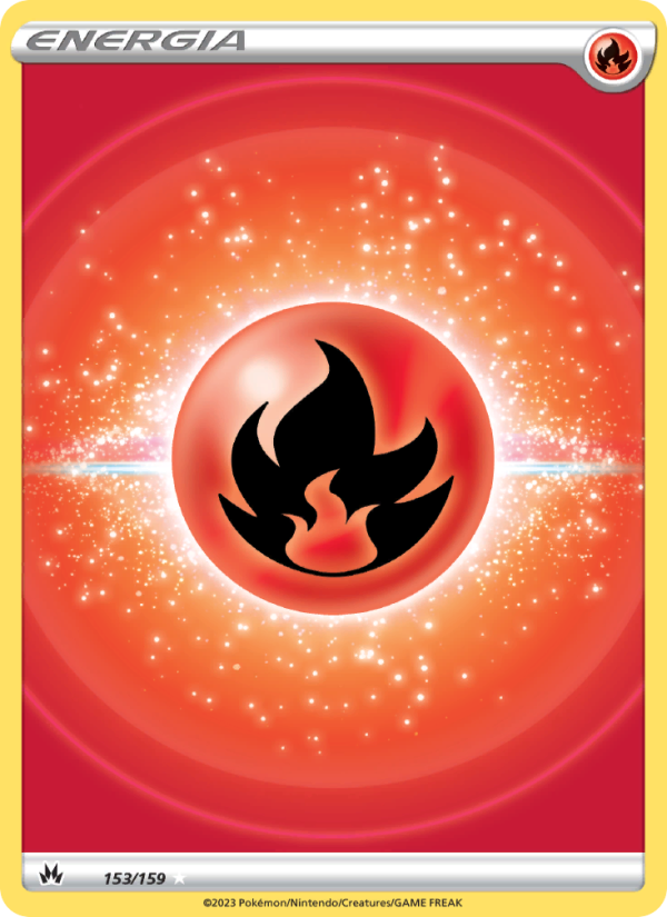 Energia Fuoco 153/230 — Zenit Regale (Italian Pokémon TCG card)