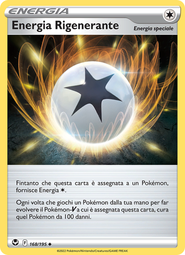 Energia Rigenerante 168/245 — Tempesta Argentata (Italian Pokémon TCG card)
