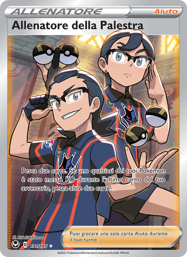 Allenatore della Palestra 191/245 — Tempesta Argentata (Italian Pokémon TCG card)