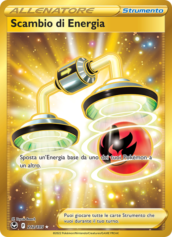 Scambio di Energia 212/245 — Tempesta Argentata (Italian Pokémon TCG card)