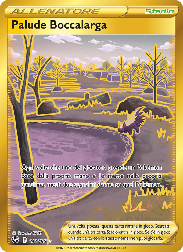 Palude Boccalarga 213/245 — Tempesta Argentata (Italian Pokémon TCG card)