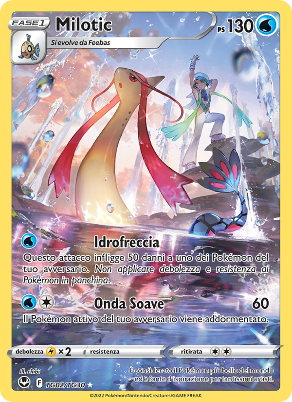 Milotic TG02 — Tempesta Argentata (Italian Pokémon TCG card)