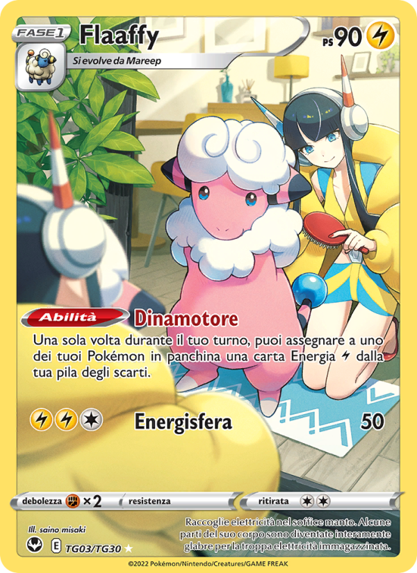 Flaaffy TG03 — Tempesta Argentata (Italian Pokémon TCG card)