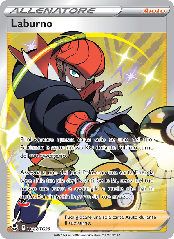 Laburno TG27 — Tempesta Argentata (Italian Pokémon TCG card)