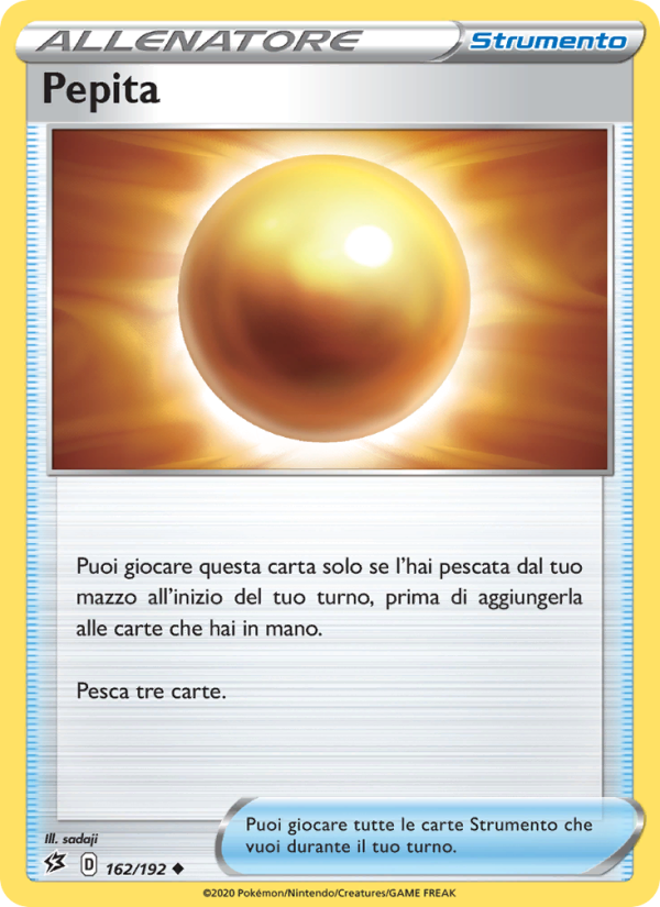 Pepita 162/209 — Fragore Ribelle (Italian Pokémon TCG card)