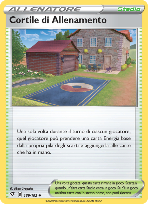 Cortile di Allenamento 169/209 — Rebel Clash (Italian Pokémon TCG card)