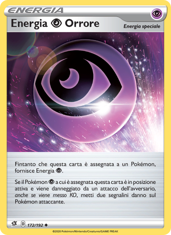 Energia Psychic Orrore 172/209 — Rebel Clash (Italian Pokémon TCG card)
