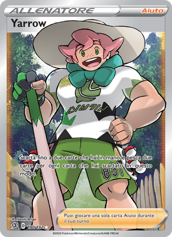Yarrow 190/209 — Fragore Ribelle (Italian Pokémon TCG card)