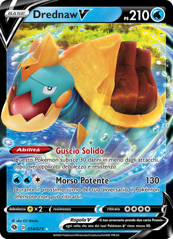 Drednaw V 014/80 — Futuri Campioni (Italian Pokémon TCG card)