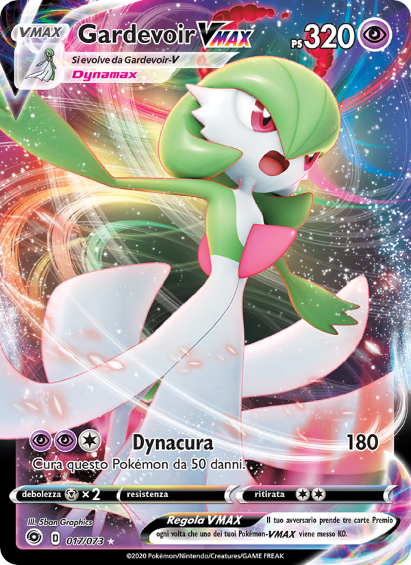 Gardevoir VMAX 017/80 — Futuri Campioni (Italian Pokémon TCG card)