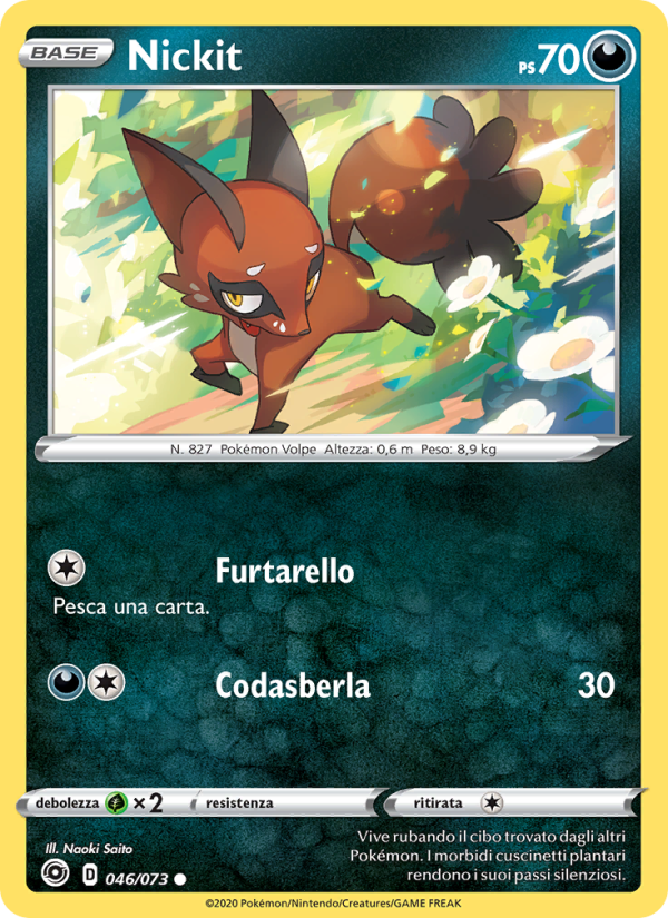 Nickit 046/80 — Futuri Campioni (Italian Pokémon TCG card)