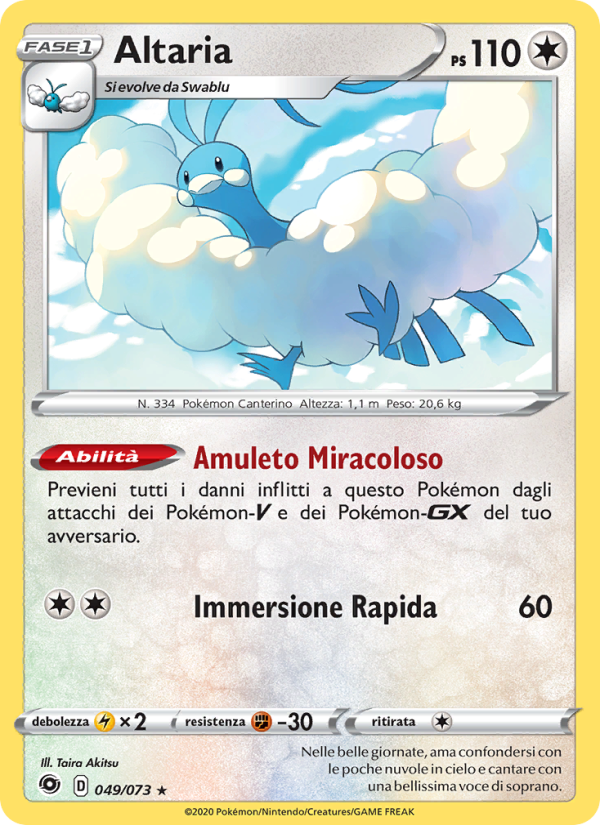 Altaria 049/80 — Futuri Campioni (Italian Pokémon TCG card)