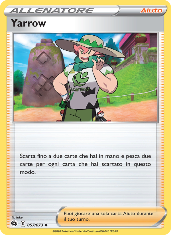 Yarrow 057/80 — Futuri Campioni (Italian Pokémon TCG card)