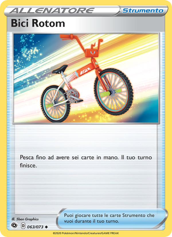 Bici Rotom 063/80 — Futuri Campioni (Italian Pokémon TCG card)