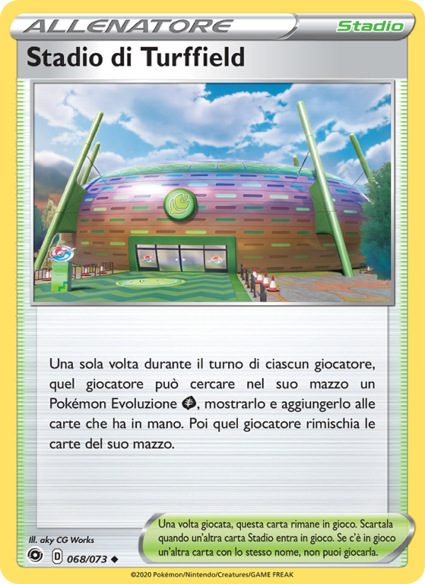 Stadio di Turffield 068/80 — Futuri Campioni (Italian Pokémon TCG card)