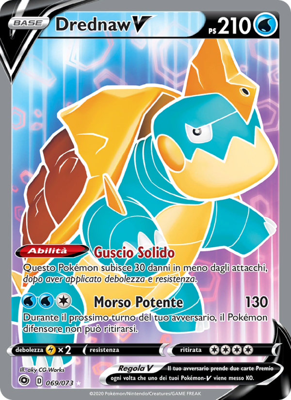 Drednaw V 069/80 — Futuri Campioni (Italian Pokémon TCG card)