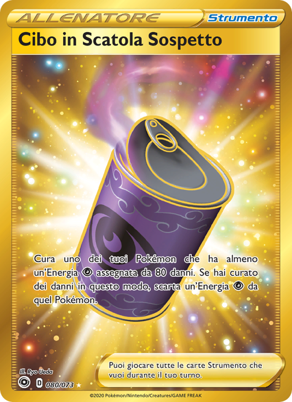 Cibo in Scatola Sospetto 080/80 — Futuri Campioni (Italian Pokémon TCG card)