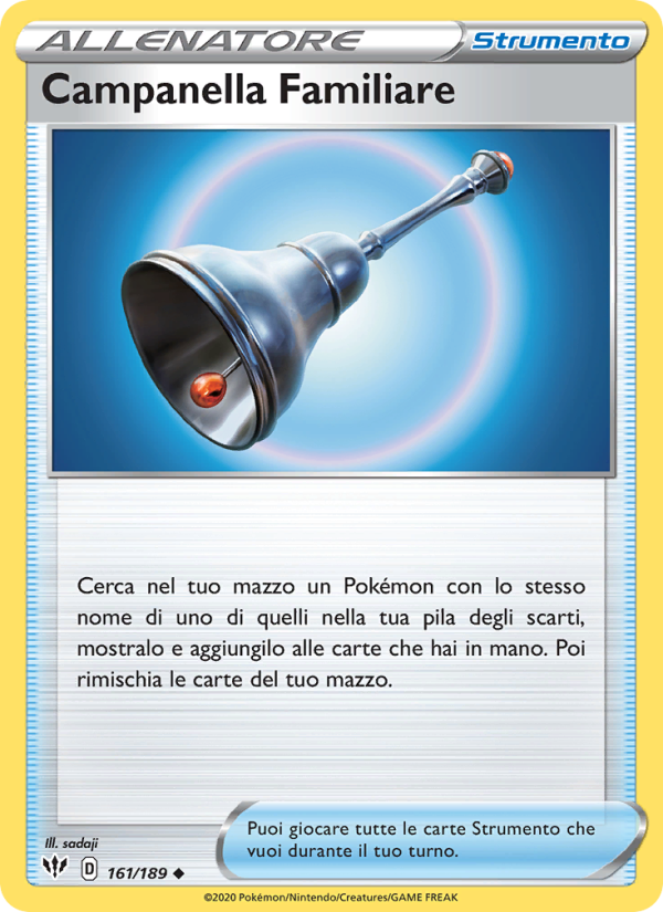 Campanella Familiare 161/201 — Darkness Ablaze (Italian Pokémon TCG card)