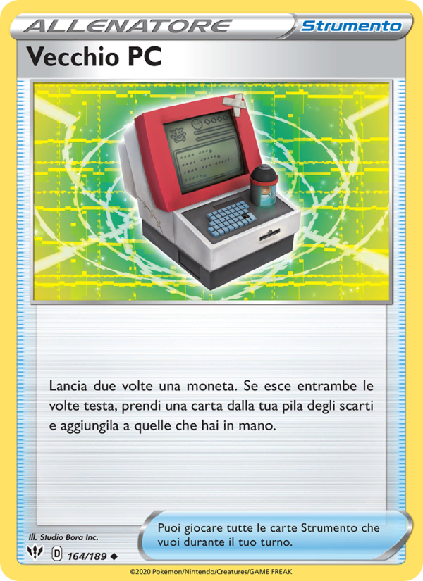 Vecchio PC 164/201 — Fiamme Oscure (Italian Pokémon TCG card)