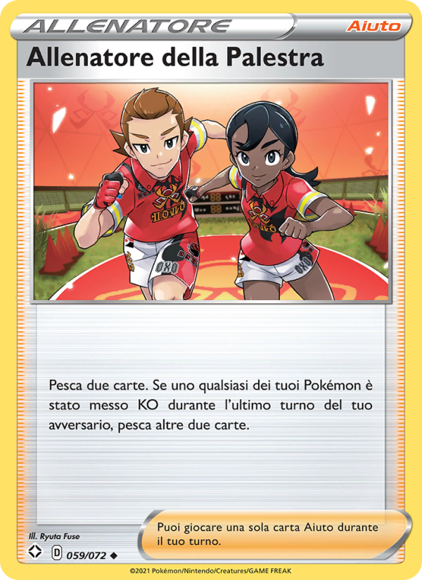 Allenatore della Palestra 059/195 — Destino Splendente (Italian Pokémon TCG card)