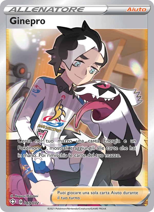 Ginepro 069/195 — Destino Splendente (Italian Pokémon TCG card)