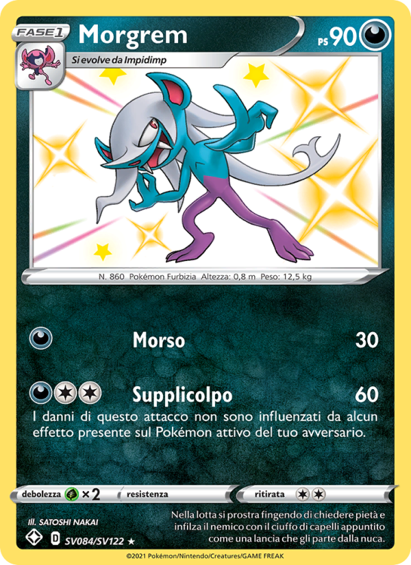 Morgrem SV084 — Destino Splendente (Italian Pokémon TCG card)