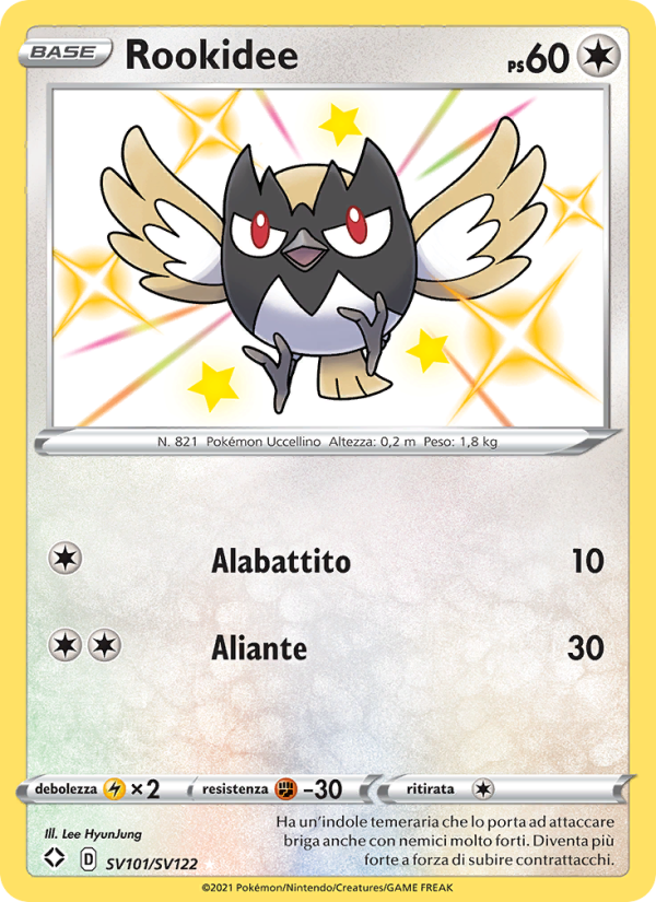 Rookidee SV101 — Destino Splendente (Italian Pokémon TCG card)