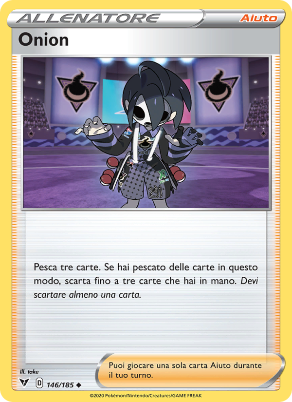 Onion 146/203 — Voltaggio Sfolgorante (Italian Pokémon TCG card)