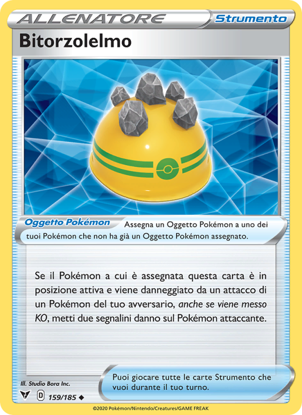 Bitorzolelmo 159/203 — Voltaggio Sfolgorante (Italian Pokémon TCG card)