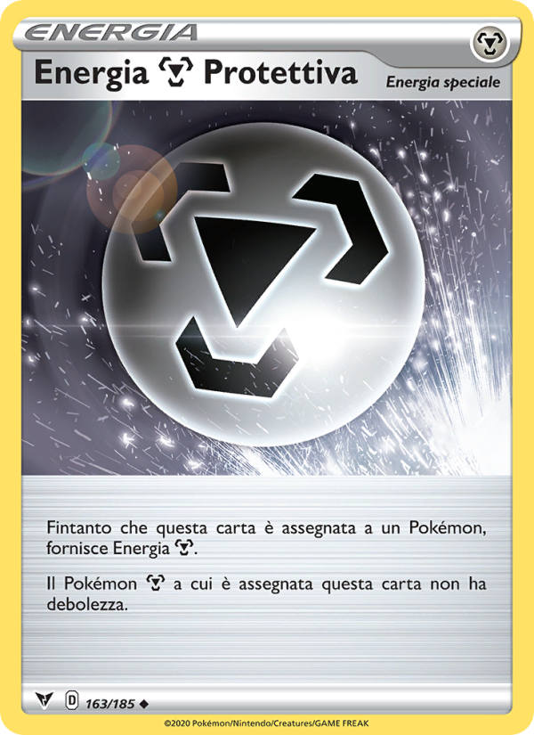 Energia Metal Protettiva 163/203 — Voltaggio Sfolgorante (Italian Pokémon TCG card)