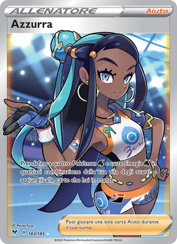 Azzurra 183/203 — Voltaggio Sfolgorante (Italian Pokémon TCG card)