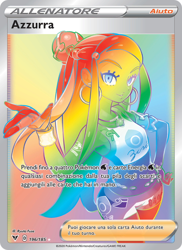 Azzurra 196/203 — Voltaggio Sfolgorante (Italian Pokémon TCG card)