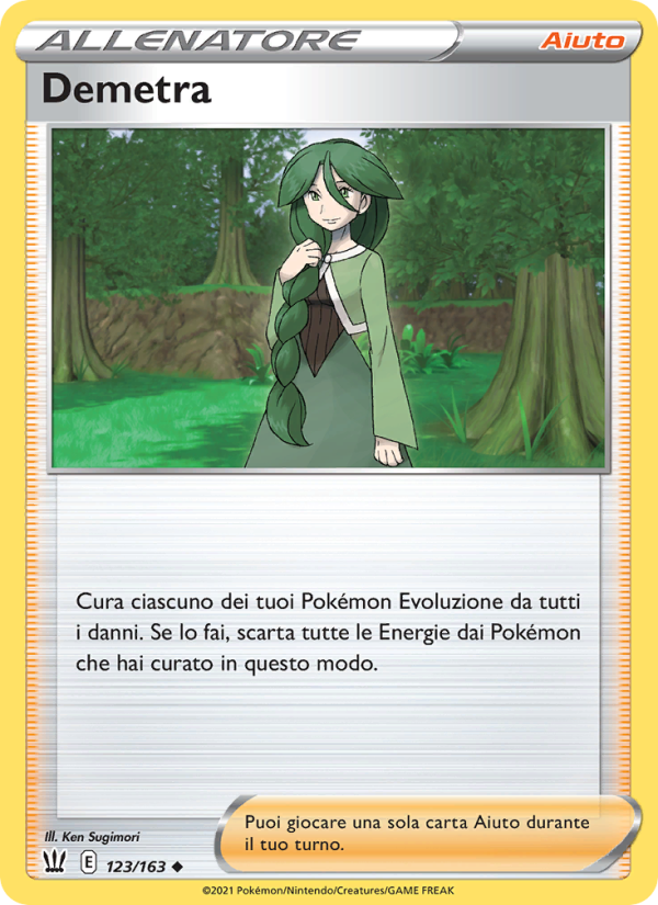 Demetra 123/183 — Stili di Lotta (Italian Pokémon TCG card)