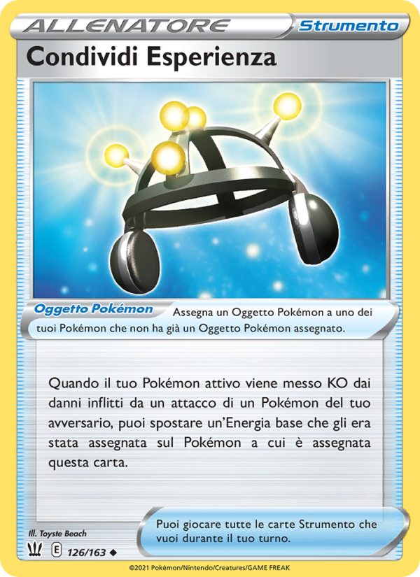 Condividi Esperienza 126/183 — Stili di Lotta (Italian Pokémon TCG card)