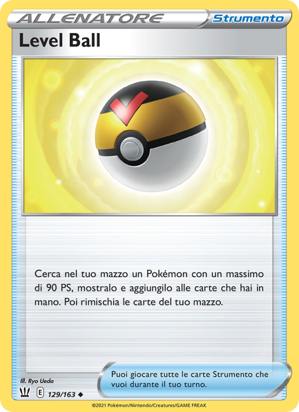 Level Ball 129/183 — Stili di Lotta (Italian Pokémon TCG card)