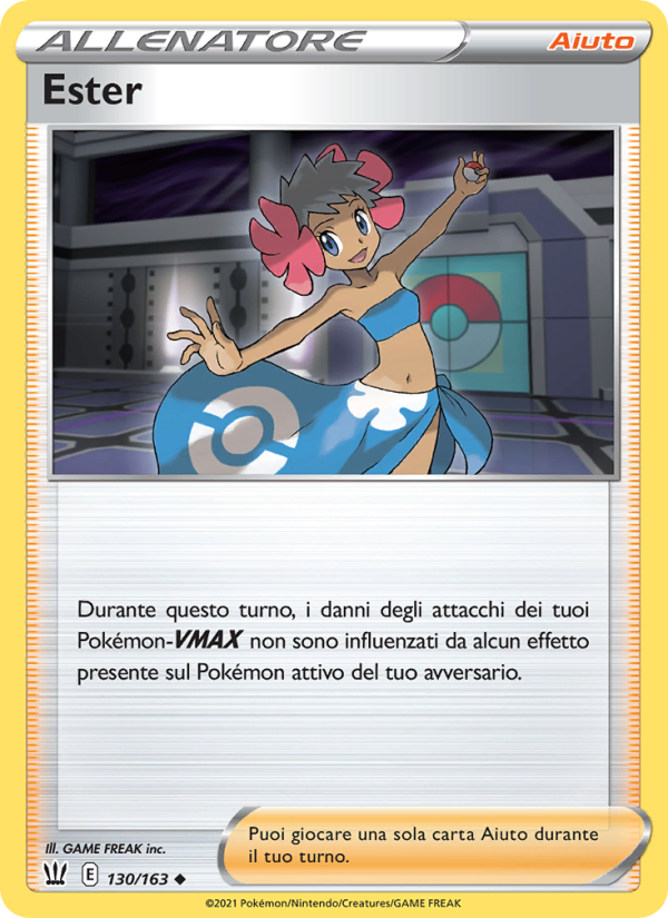 Ester 130/183 — Stili di Lotta (Italian Pokémon TCG card)