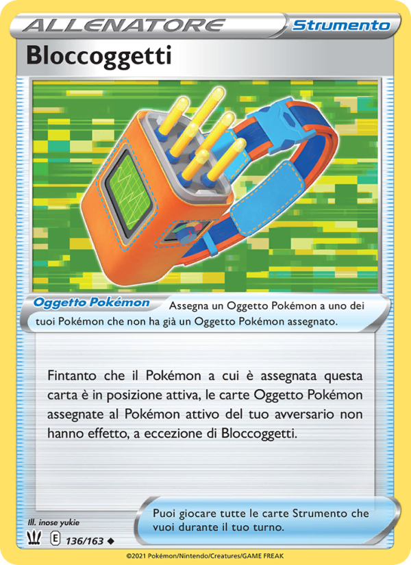 Bloccoggetti 136/183 — Stili di Lotta (Italian Pokémon TCG card)