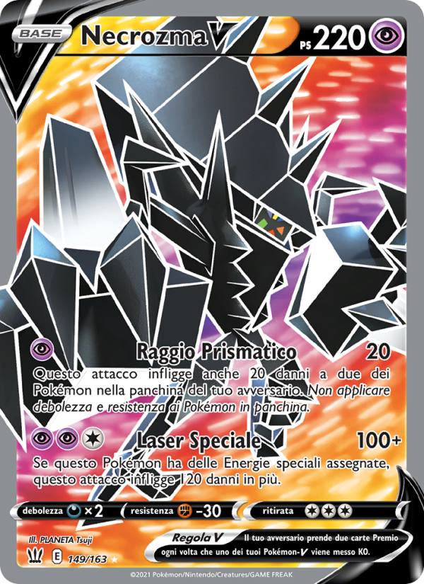 Necrozma V 149/183 — Stili di Lotta (Italian Pokémon TCG card)