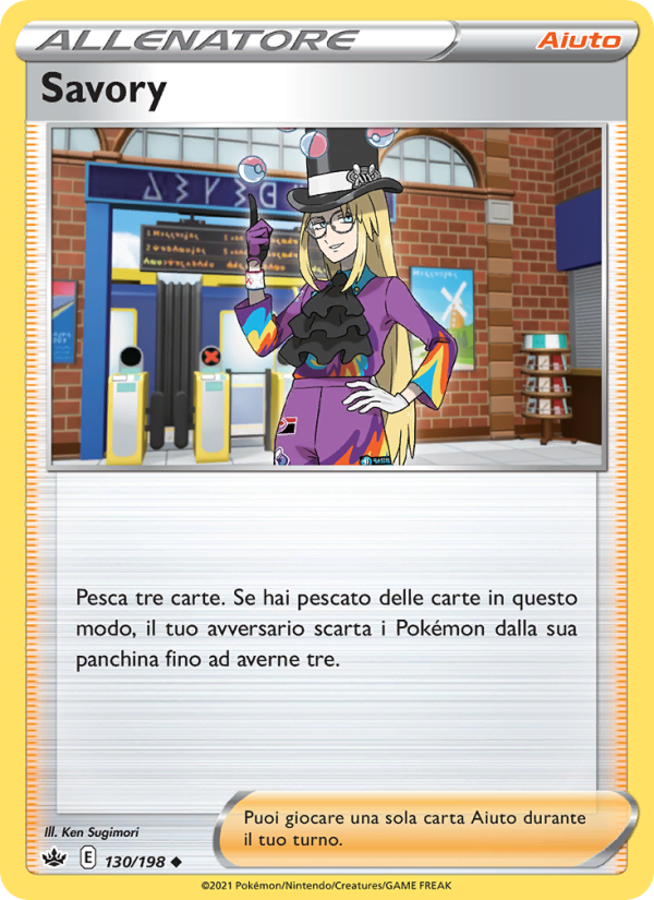 Savory 130/233 — Regno Glaciale (Italian Pokémon TCG card)