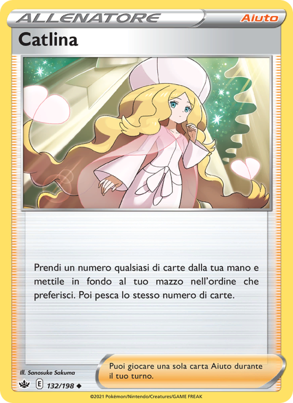 Catlina 132/233 — Regno Glaciale (Italian Pokémon TCG card)