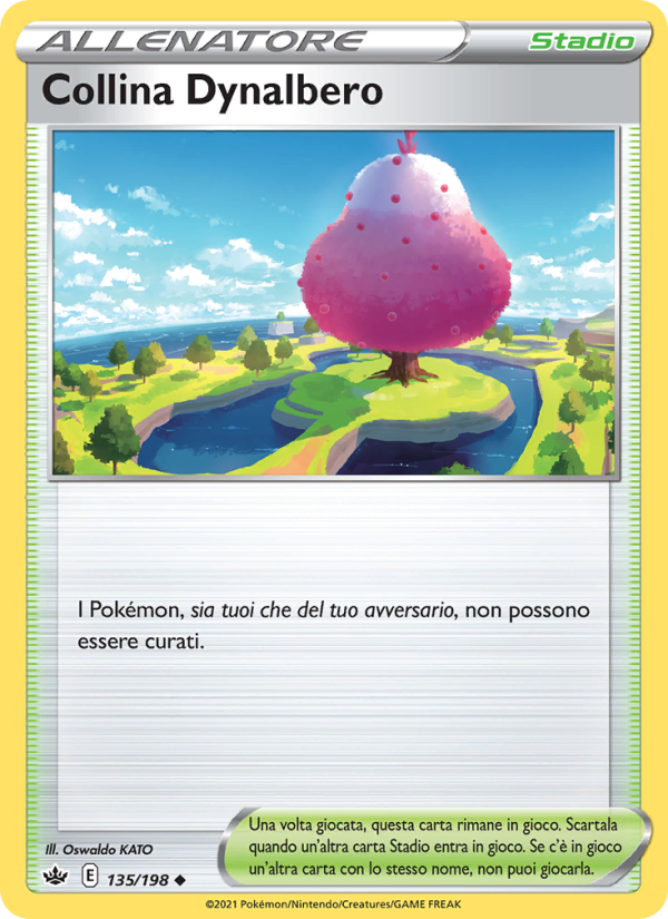 Collina Dynalbero 135/233 — Regno Glaciale (Italian Pokémon TCG card)